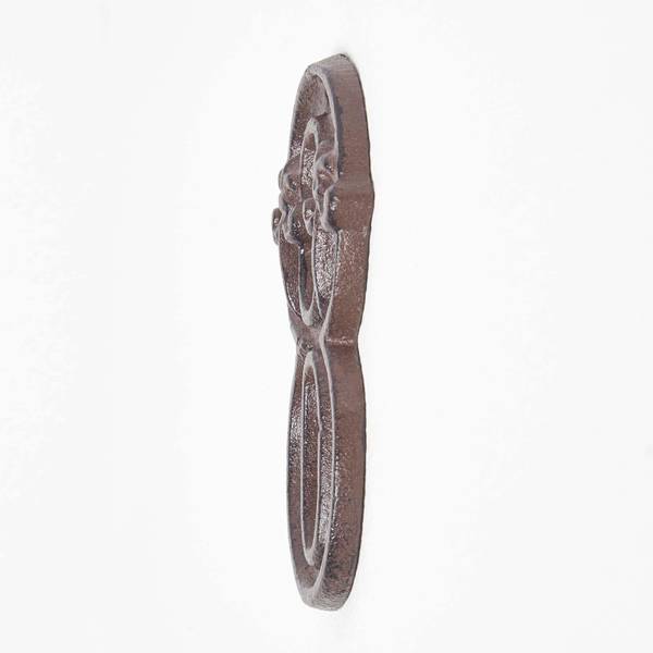 Gusseisen-Hausnummer 8 Braun - Gusseisen - 8 x 12 x 1 cm