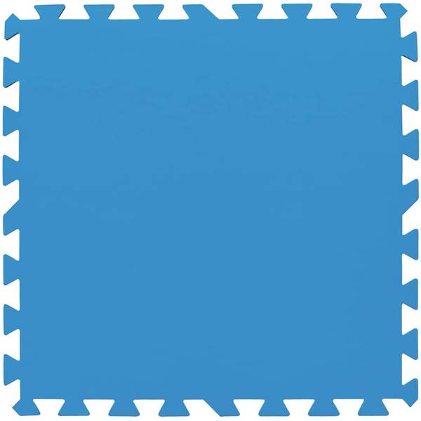 Pool-Bodenschutz 3202411 (8er Set) Blau - Polyethylen - 50 x 1 x 50 cm