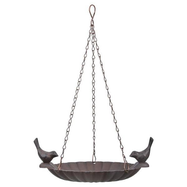 Vogeltränke FB377 Braun - Metall - 21 x 32 x 20 cm