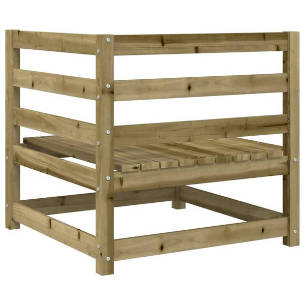 Garten-Lounge-Set 3042326-1 (8-teilig) Braun - Kiefer - 70 x 30 x 70 cm