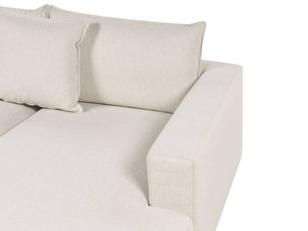 Sofa LILVIKEN 3-tlg Beige - Schwarz - Textil - 359 x 57 x 194 cm
