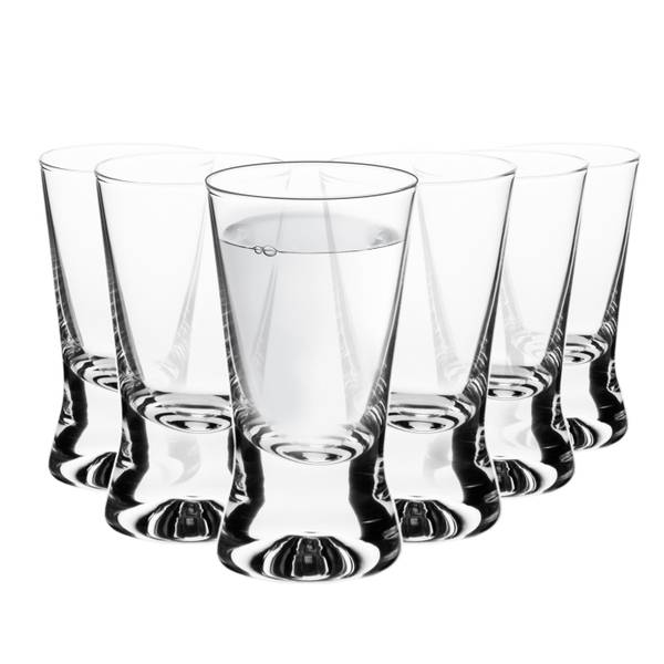 Schnapsgläser 25ml X-Line (Set 6) Kristallglas - 4 x 7 x 4 cm