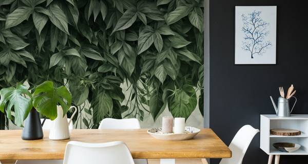 Papier Peint Feuilles Tropicales Nature 400 x 280 x 280 cm