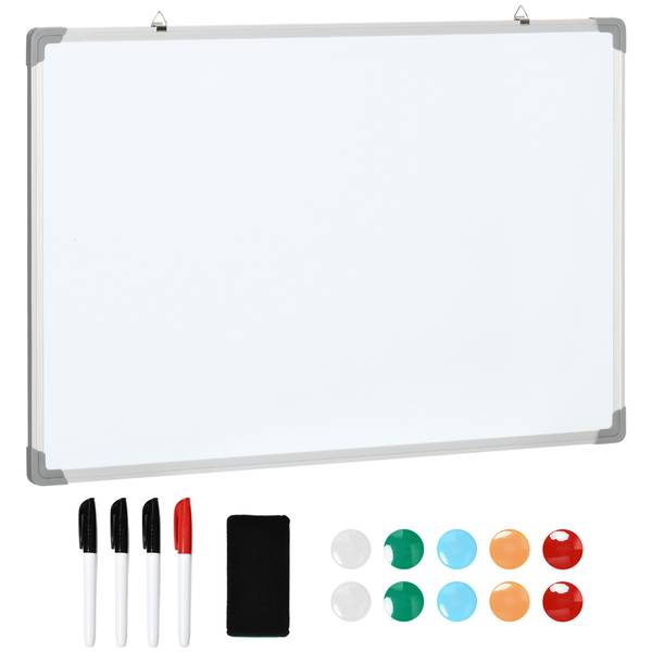 Whiteboard 911-016V01WT wit - metaal - 60 x 2 x 90 cm