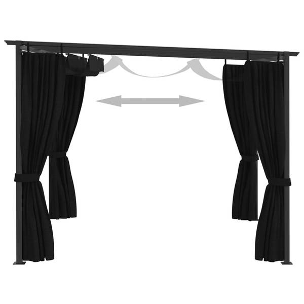 Belvédère 3005191 Gris - Polyester - 300 x 230 x 400 cm