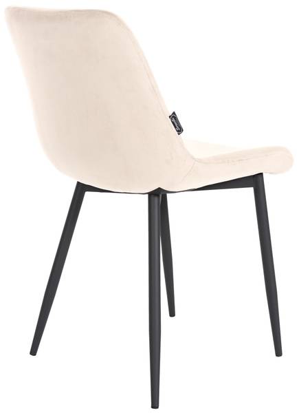 chaise salle à manger Victoria Blanc crème