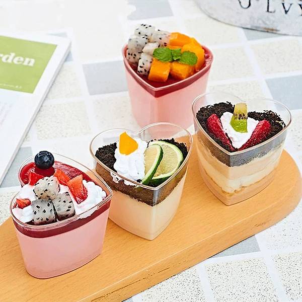 Dessertbecher 12er Set SET122 Kunststoff - 9 x 4 x 9 cm