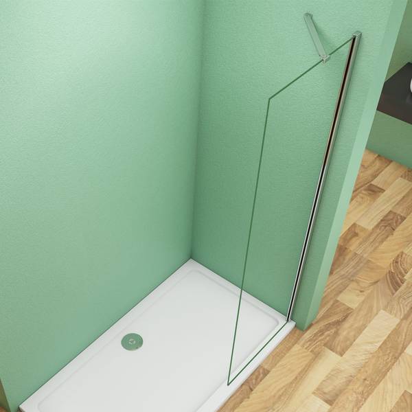 NANO Duschabtrennung Duschwand Sicherheitsglas - 50 x 200 x 1 cm