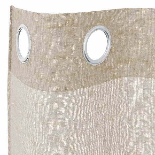 Fensterbehandlungen 3044631-2 (2er Set) Sandbraun - Breite: 245 cm