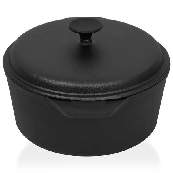 Topf 313362 Schwarz - Eisen - 26 x 18 x 26 cm