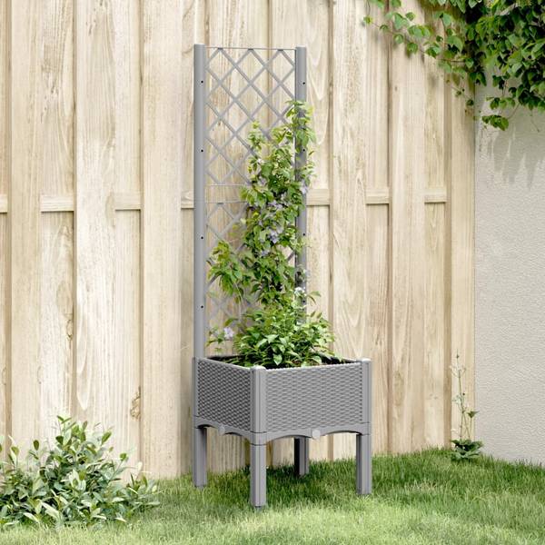 Plantenbak 3033702 grijs - kunststof - 40 x 142 x 40 cm