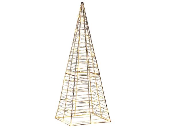 Décoration LED PUKSALA Argenté - Métal - 20 x 60 x 20 cm