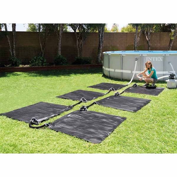 Solar-Heizmatte 3007542 Schwarz - Kunststoff - 120 x 1 x 120 cm