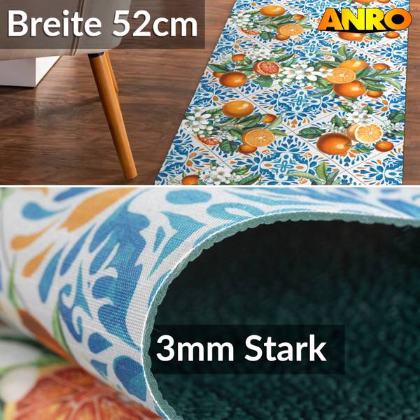Küchenläufer GreenLine Orange Tiefe: 1000 cm