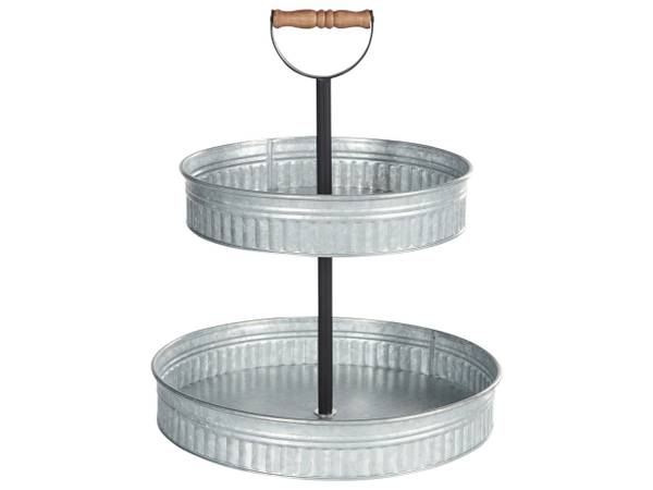 Serviergeschirr KOUIGN Schwarz - Braun - Silber - Metall - 38 x 50 x 38 cm