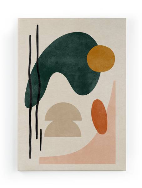 Leinwand 60x40 Abstrakte Landschaft Polyester - 3 x 60 x 40 cm