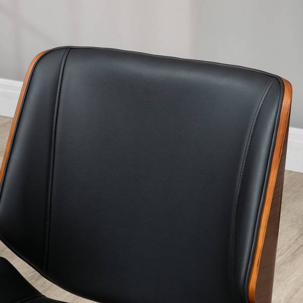 Bureaustoel 921-607V00BK bruin - kunstleer - 60 x 96 x 53 cm