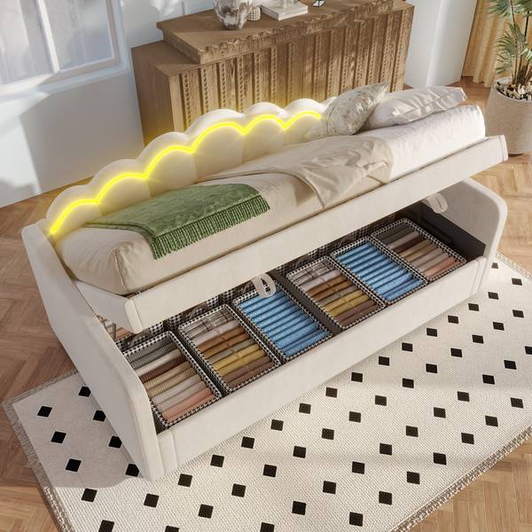 Slaapbank VELVGLOW Ⅰ beige