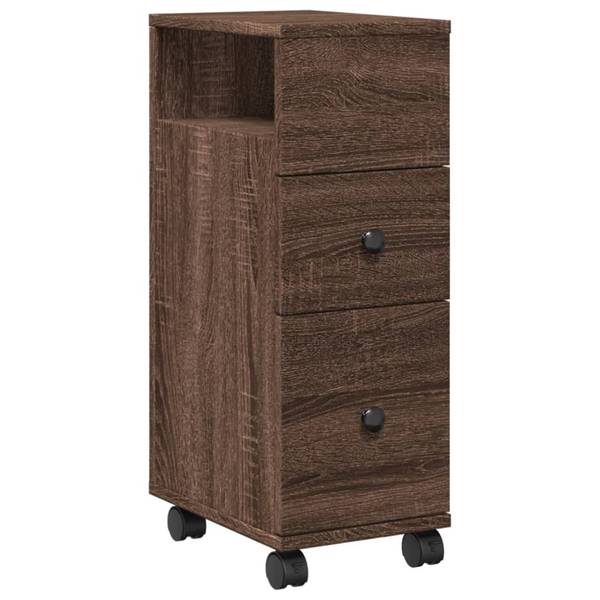 Badezimmerschrank schmal 3043020 Dunkelbraun
