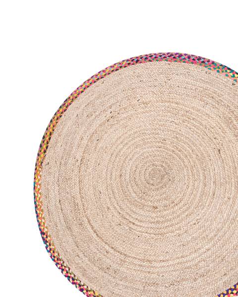 Teppich SATARA Beige - Naturfaser - 120 x 120 cm