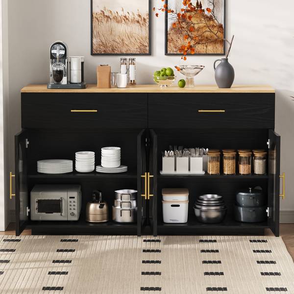 Sideboard Neptunus Ⅰ Schwarz
