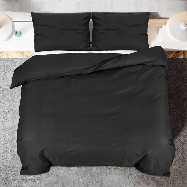 Ensemble de housses de couette 3016891-5 Noir - Polyester - 200 x 1 x 200 cm
