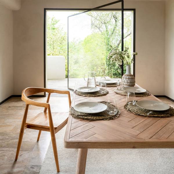 Sessel MIYAKO 2er-Set Braun - Strukturstoff - 57 x 77 x 61 cm