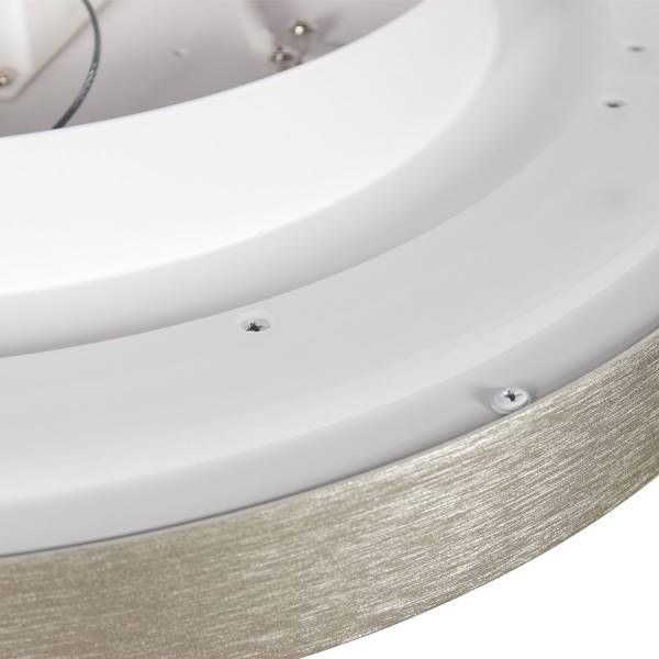 Deckenleuchten Flady Silber - Metall - 60 x 7 x 40 cm