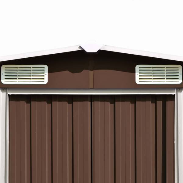 Gewächshaus 3005144 Braun - Stahl - 257 x 181 x 489 cm