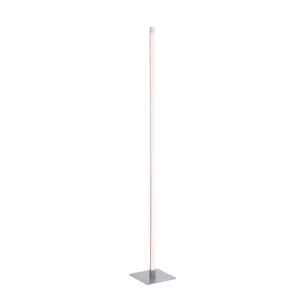 LED Stehlampe Bella Silber - Metall - 21 x 150 x 21 cm