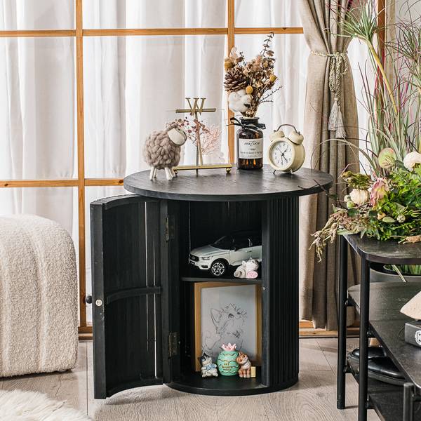 Beistelltisch TRINIDAD Schwarz