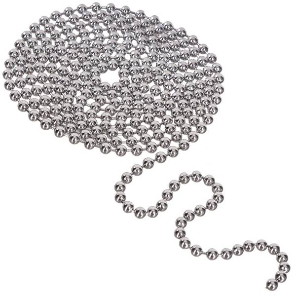 Kette Edelstahl Tortenboden Grau - Metall - 1 x 180 x 1 cm