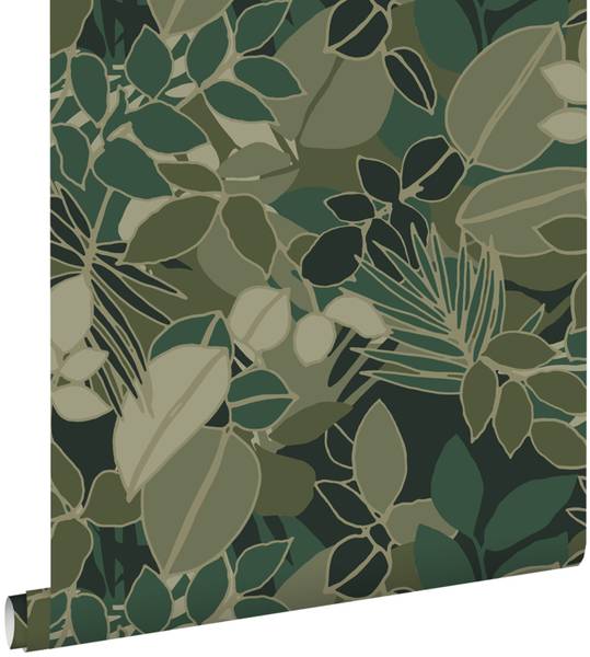 Tapete 139851 Grün - Fleece - 50 x 900 x 50 cm