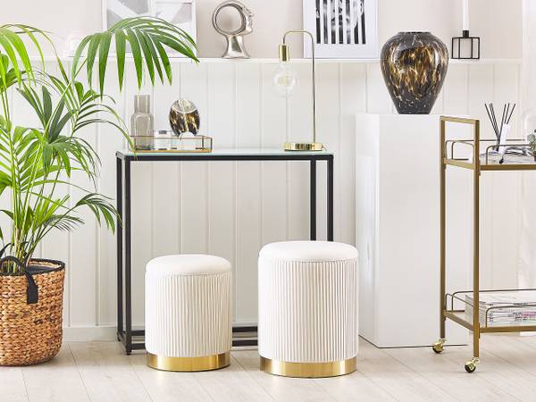 Gartenset MIRAMAR 2-tlg Gold - Weiß