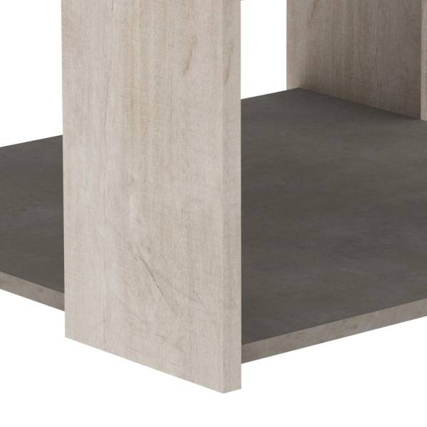 Couchtisch ANTIBES Braun - Grau - Holzwerkstoff - 80 x 45 x 80 cm