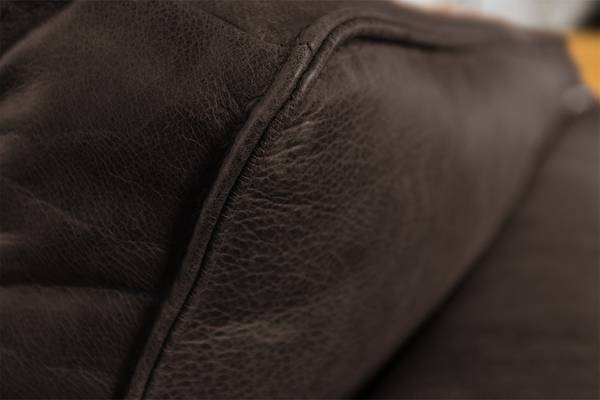 Ecksofa BLOOM Dunkelbraun - Armlehne davorstehend links - Ecke davorstehend links