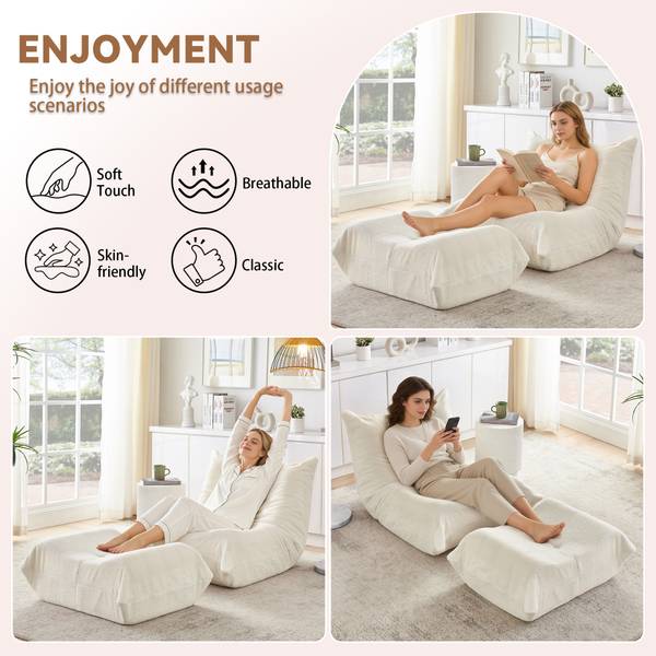 Lazy Sofa NEXUSCLARITY Beige