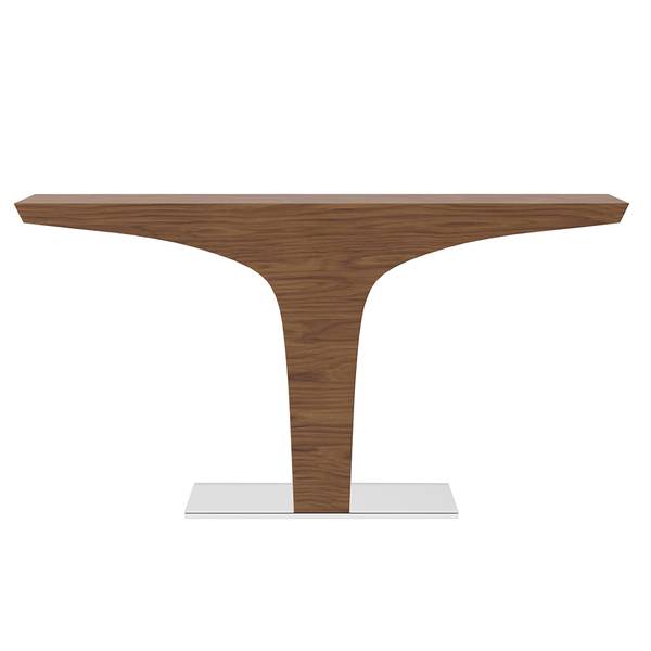 Konsole 3030 Braun - Walnuss - Stahl - 150 x 80 x 35 cm