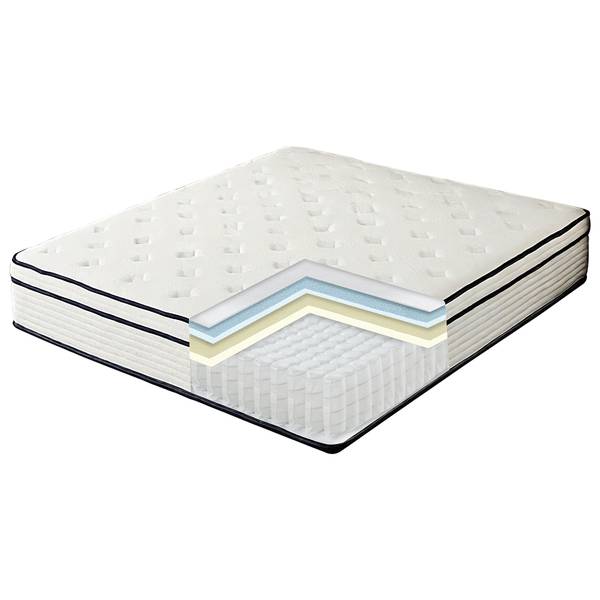 Matratze KAANAA180 Weiß - 180 x 25 x 200 cm