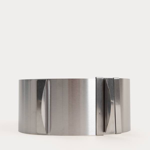 Kuchenrand ONTARIO Silber - Metall - 30 x 8 x 16 cm