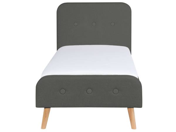 Lit simple RENNES Marron - Gris foncé - Gris