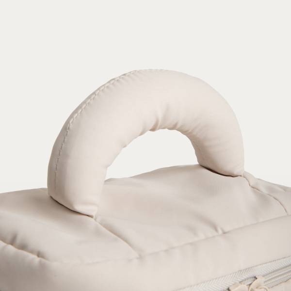 Kosmetiktasche BELARI Beige - Textil - 13 x 13 x 21 cm