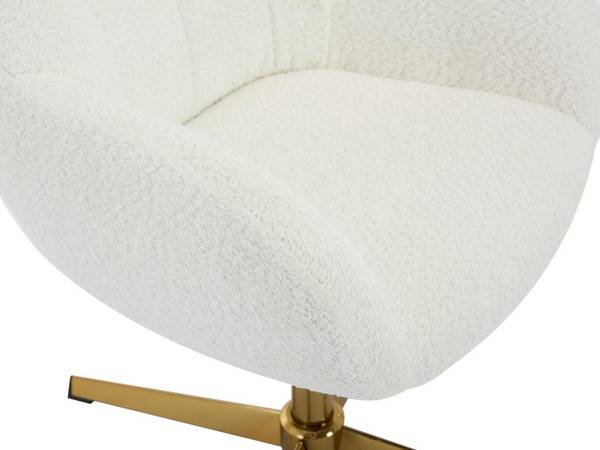 Bürostuhl LANCIEGA Weiß - Textil - 61 x 79 x 60 cm