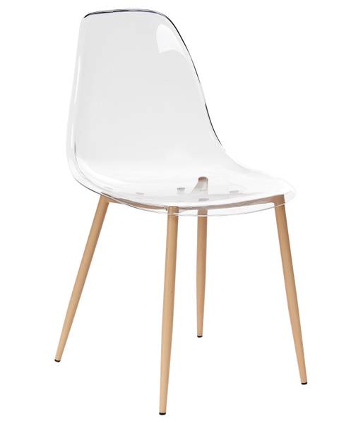 Stuhl TAKILMA 4-tlg Braun - Bambus - 47 x 84 x 51 cm