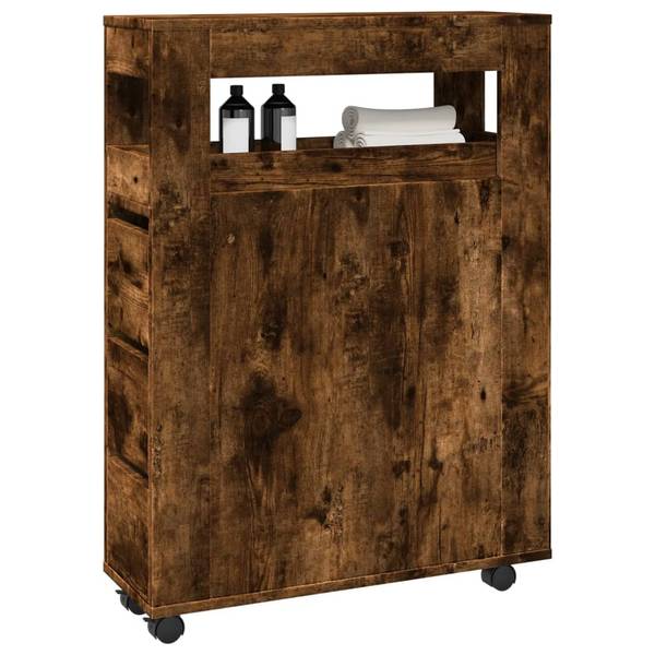Badezimmerschrank schmal 3043024 Raucheiche Dekor