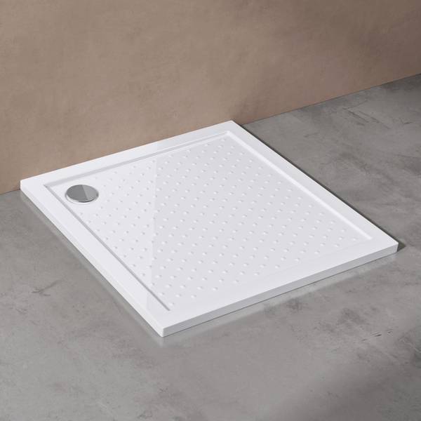 Duschwanne Lucia01AR-W Weiß - 90 x 90 cm