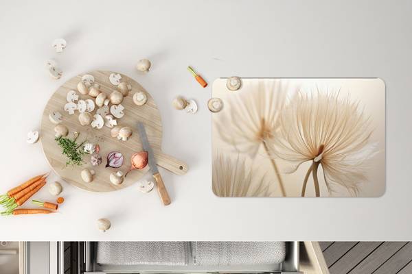 PLATZSETS Pappelsamen 6er-Set Beige - Vinyl - 45 x 30 x 1 cm