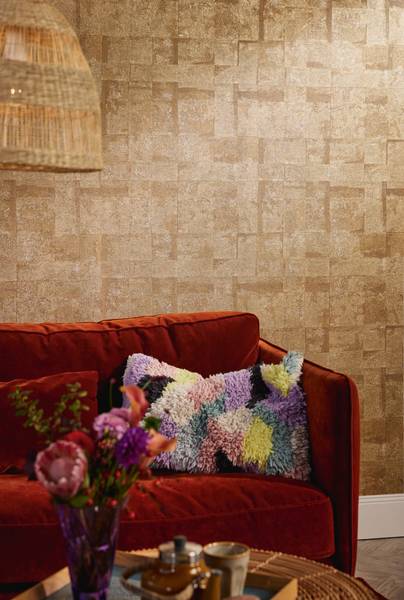 Vliestapete 396711-GU Gold - Fleece - 53 x 1005 x 1 cm