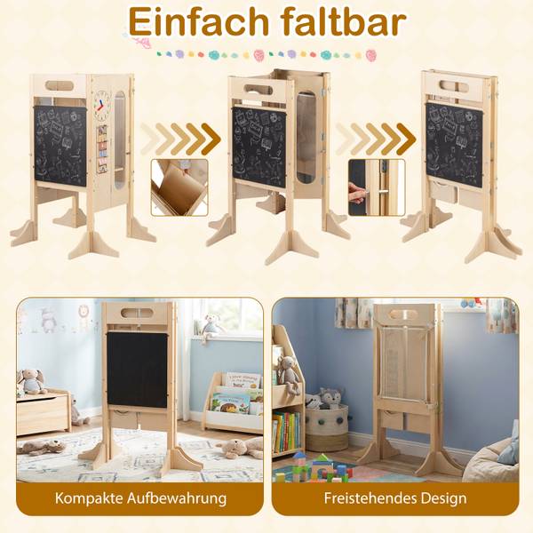 Lernturm TK32586DE Braun - Holzwerkstoff - 71 x 90 x 73 cm