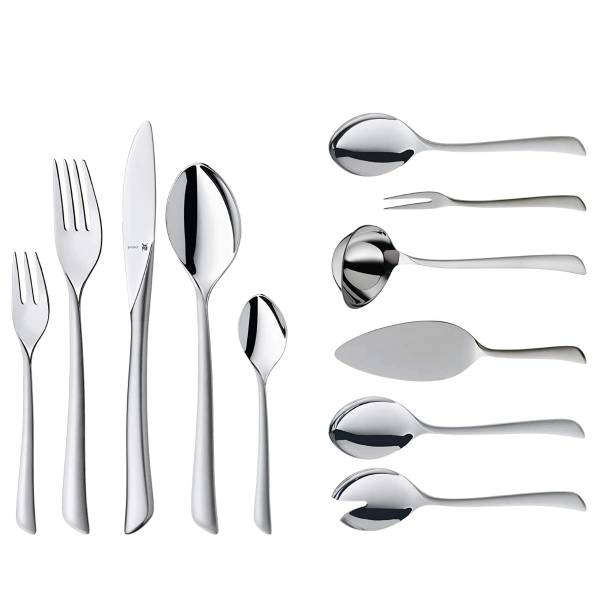 Besteckset Virginia Silber - Metall - 5 x 10 x 10 cm